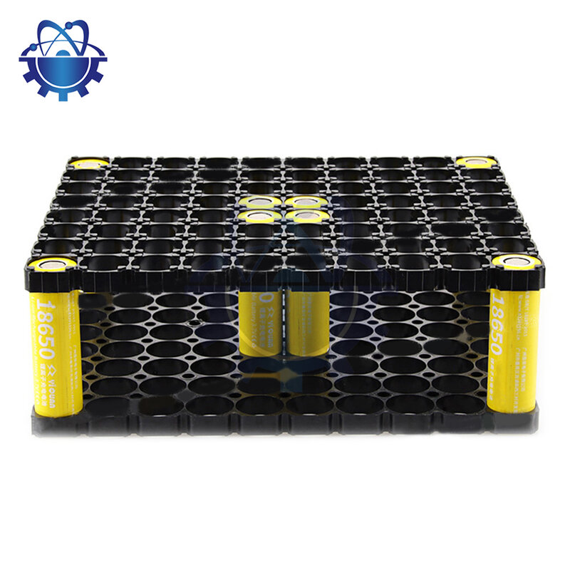 Support de batterie à trou de 18.4mm, 1 pièce, 8x10, cellule 18650, supports d'espacement de Batteries, support en plastique rayonnant pour bloc de batterie à monter soi-même