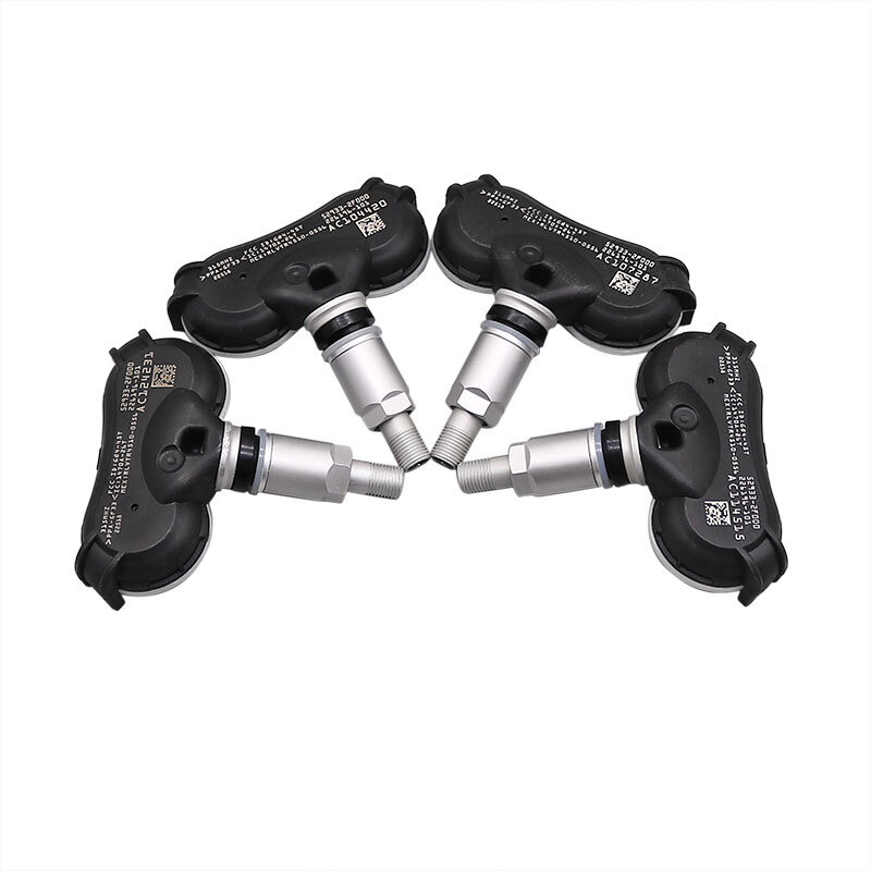 Sistema de control de presión de neumáticos, accesorio para Hyundai Accent Equus Sonata Kia Rio Sportage 315MHz 42607-0C070, 4 piezas, 529332F000 TPMS