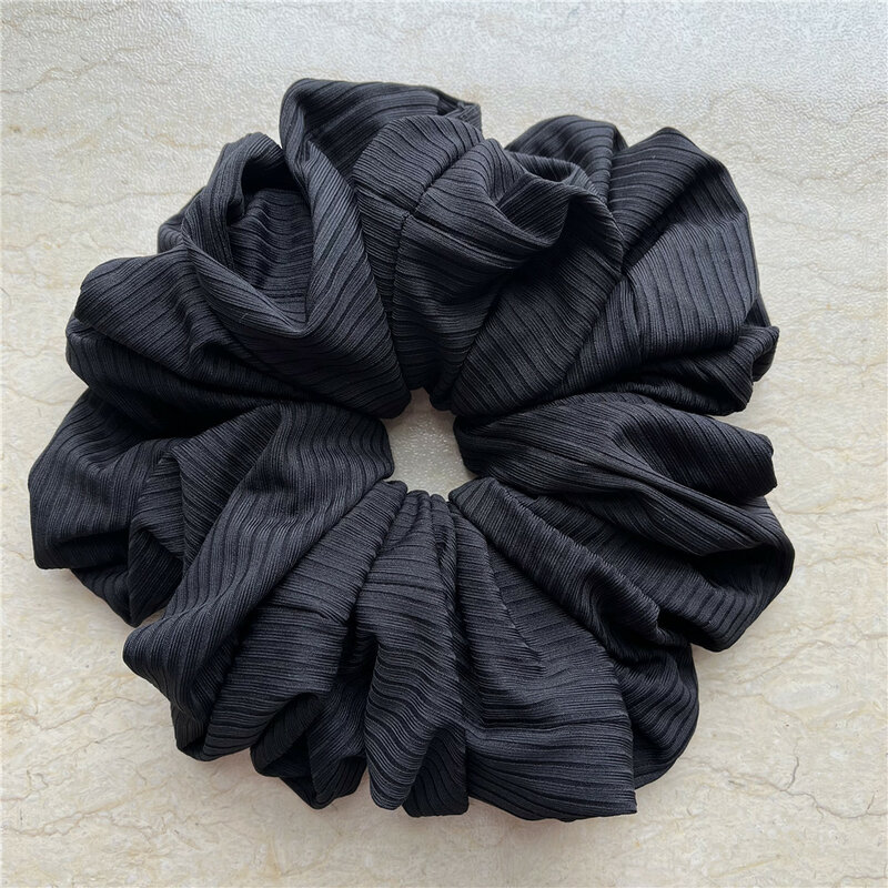 Fashion Solid Color Scrunchies Solid Red Rubber bands For Women Girls Korean Elastic Hair bands Ponytail Hold Hair Accessories