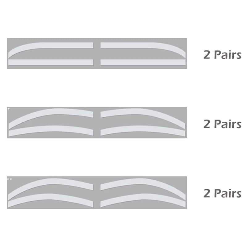 6คู่ Disposable Brow Shaping สติกเกอร์วาดท่องเที่ยวเสริมแม่แบบ Microblading Eyebrow Stencil PMU เครื่องมือแต่งหน้าอุปกรณ์เสริม