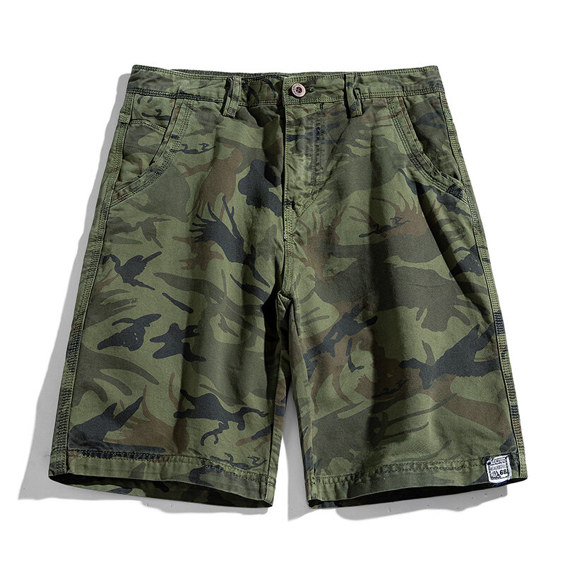 Short de Camouflage Cargo en coton pour homme, pantalon de jogging à poches multiples, style décontracté, livraison directe, printemps été 2023