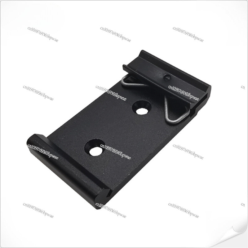 Hebilla de riel estándar de 35mm, Clip de hebilla de Riel Din, aleación de aluminio, accesorios de riel colgante negro