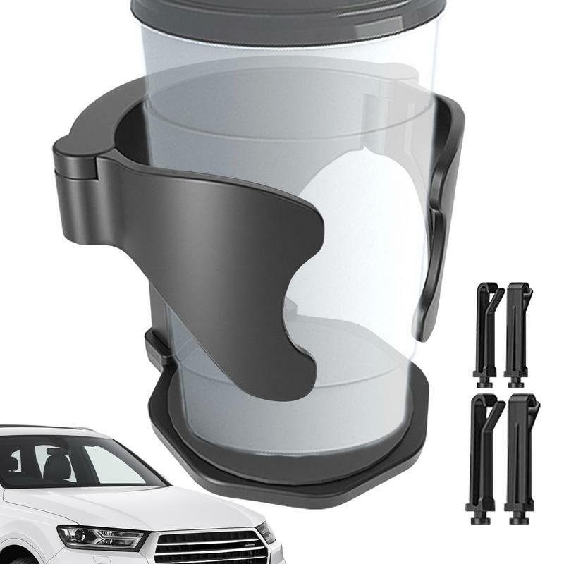 Portavasos de ventilación de aire para coche, soporte de bebidas grande con rotación de 360, accesorios para coche con 2 pares de Clips de ventilación de aire para tazas de té, café y jugo