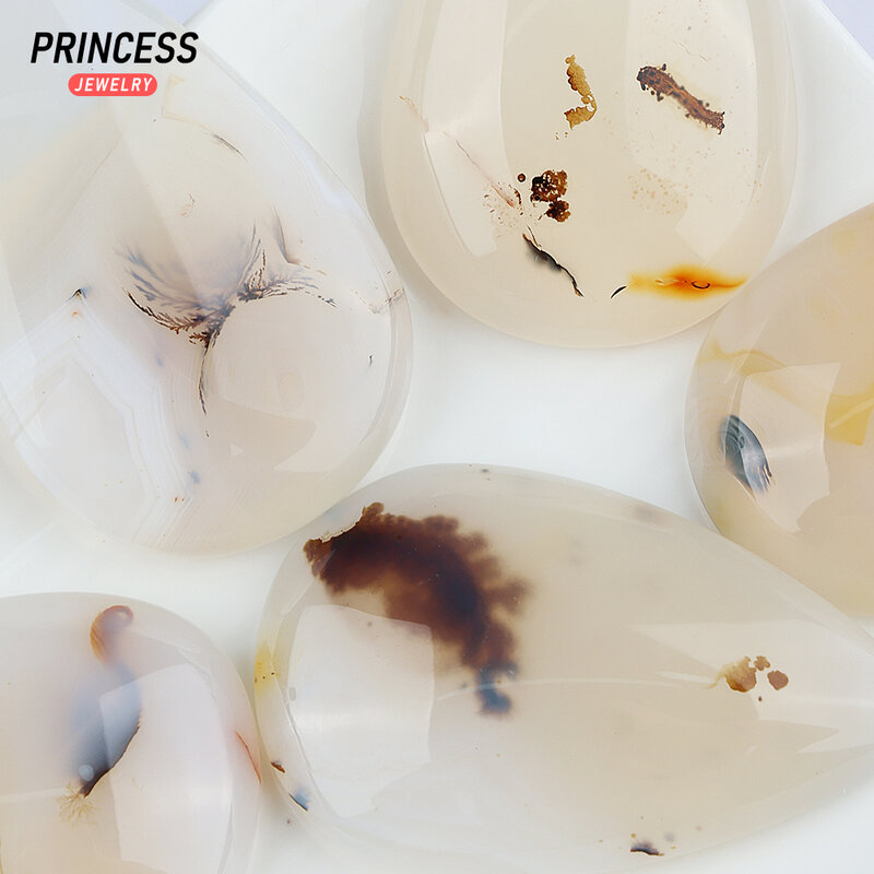 Perles en Agate Naturelle A + Onyx en Forme de Goutte d'Eau, Contient une Tension de Dip Naturelle, pour Bijoux, Bracelet, Collier, Accessoires de Bricolage
