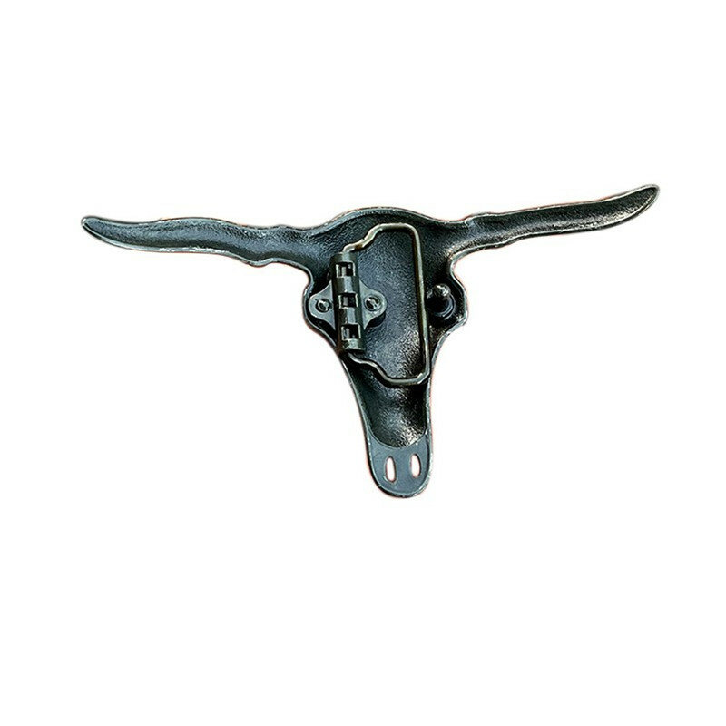 Kreatywne elementy pasek na klamrę w kształcie czaszki byka metalowe klamry pasa dla dorosłych Unisex w stylu zachodniego Heavy rocka