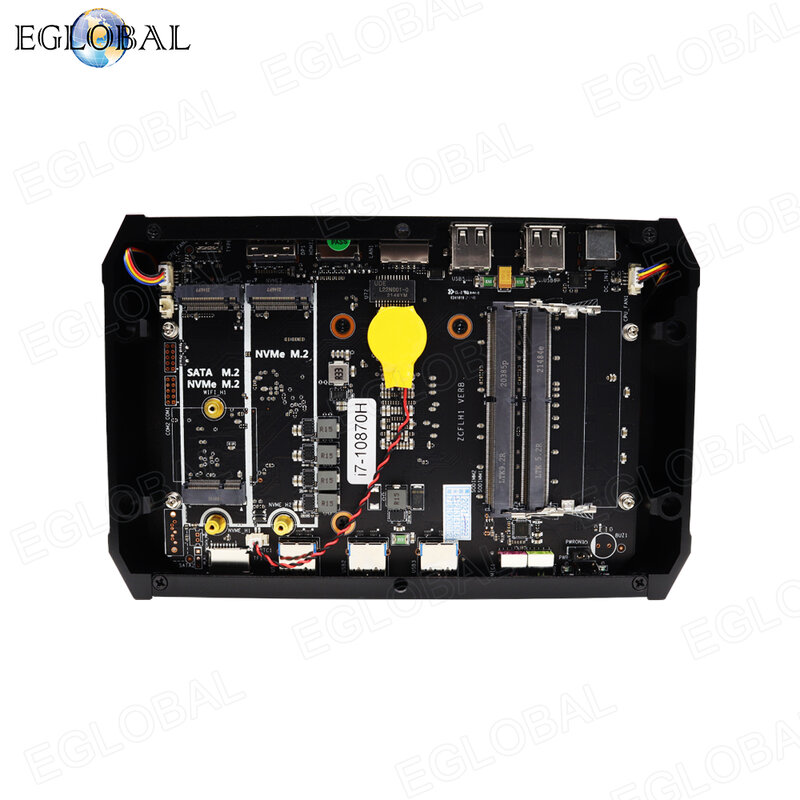 EGLOBAL 데스크탑 컴퓨터 게이머 인텔 코어 i7 12 세대 미니 PC, 게이밍 맥스 64G, DDR5 맥스 2TB NVMe, 윈도우 11, 와이파이 6, C 타입 HDMI2.0
