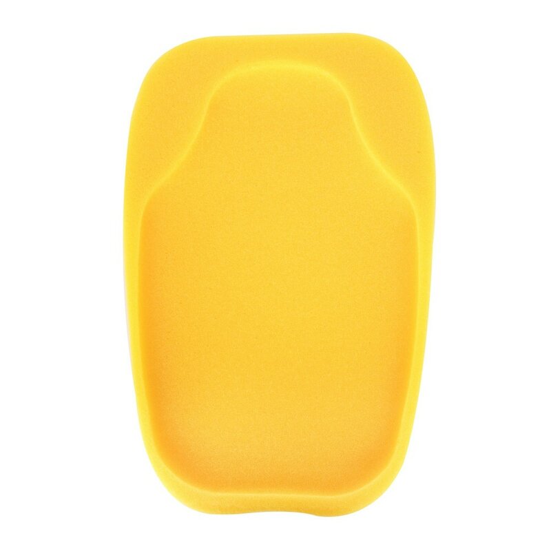 Yellow color baby bath tub sponge