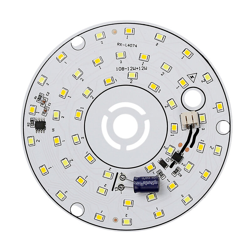6 واط 9 واط 12 واط 18 واط 24 واط SMD2835 AC220V لوحة خالية من السائق لتقوم بها بنفسك مصدر ضوء LED الملحقات لاستبدال مصابيح الثريا المنزلية