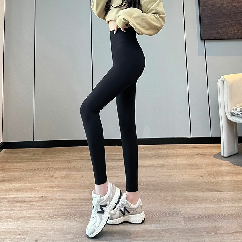 Lente Zomer Sportieve Leggings Vrouwen Rekbare Koreaanse Mode Sexy Hoge Taille Enkellange Legging Mooie Dames Trainen Broek