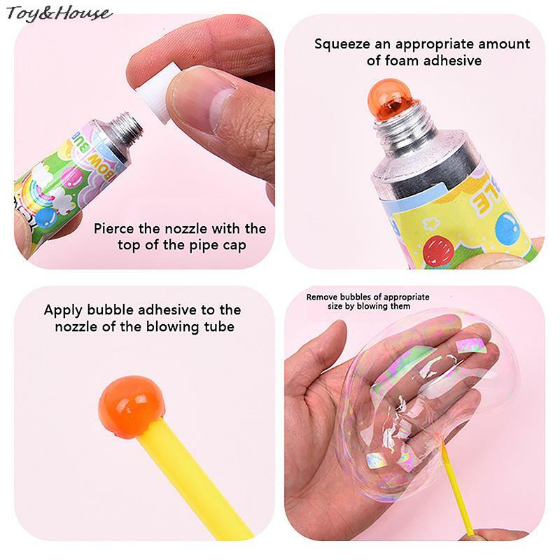 Забавный цветной шар-пузырь пластиковый шар не взрывается безопасно для детей мальчиков девочек подарок мультяшный волшебный пузырь клейкая игрушка