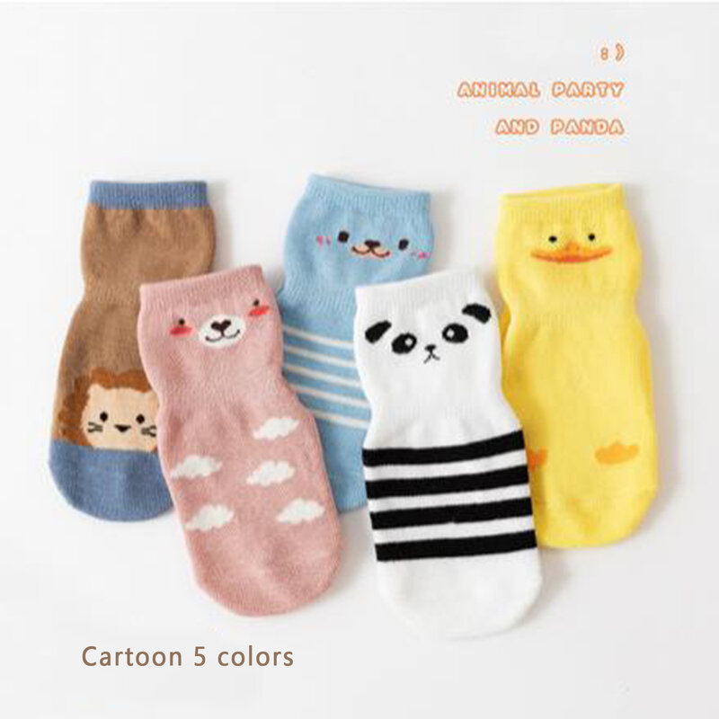 Milsie-Chaussettes coordonnantes à imprimé animal de dessin animé pour tout-petits, chaussettes de sol mignonnes pour bébés, chaussures de premiers pas, propre bébé, filles et garçons
