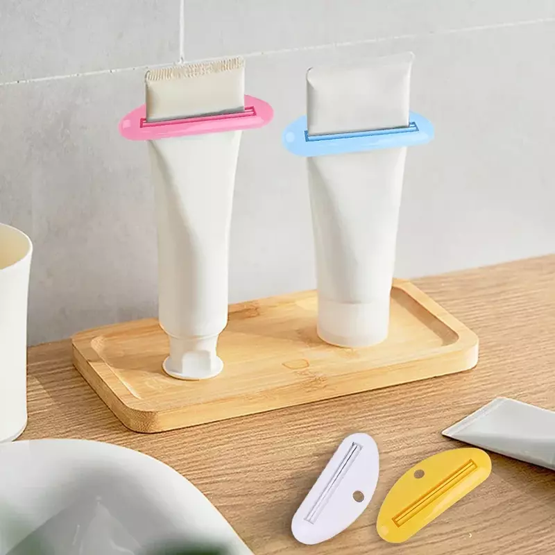 Spremiagrumi manuale spremuto dentifricio tubo clip multifunzione detergente viso Dispenser spremiagrumi accessori bagno