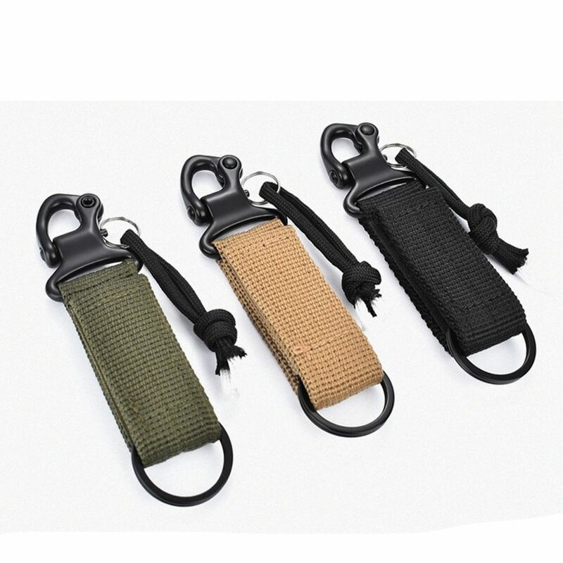 Molle Attach Camping Accessories Belt Clip Quickdraw Carabiner Tactical Holder Hooks Water Bottle Hanger Webbing Backpack Strap