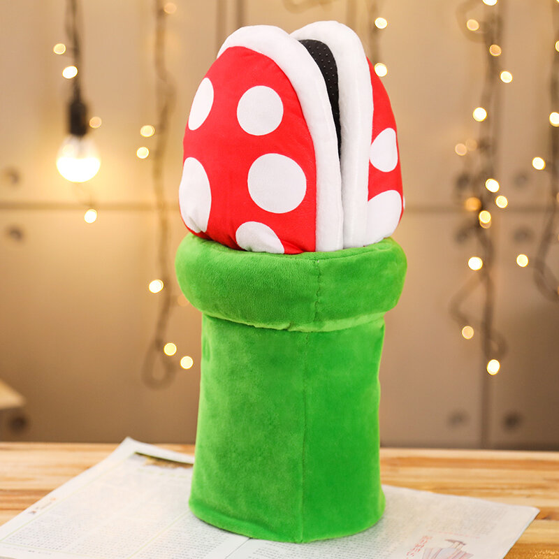 Kawaii Creative Mushroom Home Slippers Piranha Plant Slippers Cosplay Shoes Carnival Fancy Funny Flower Shoes
