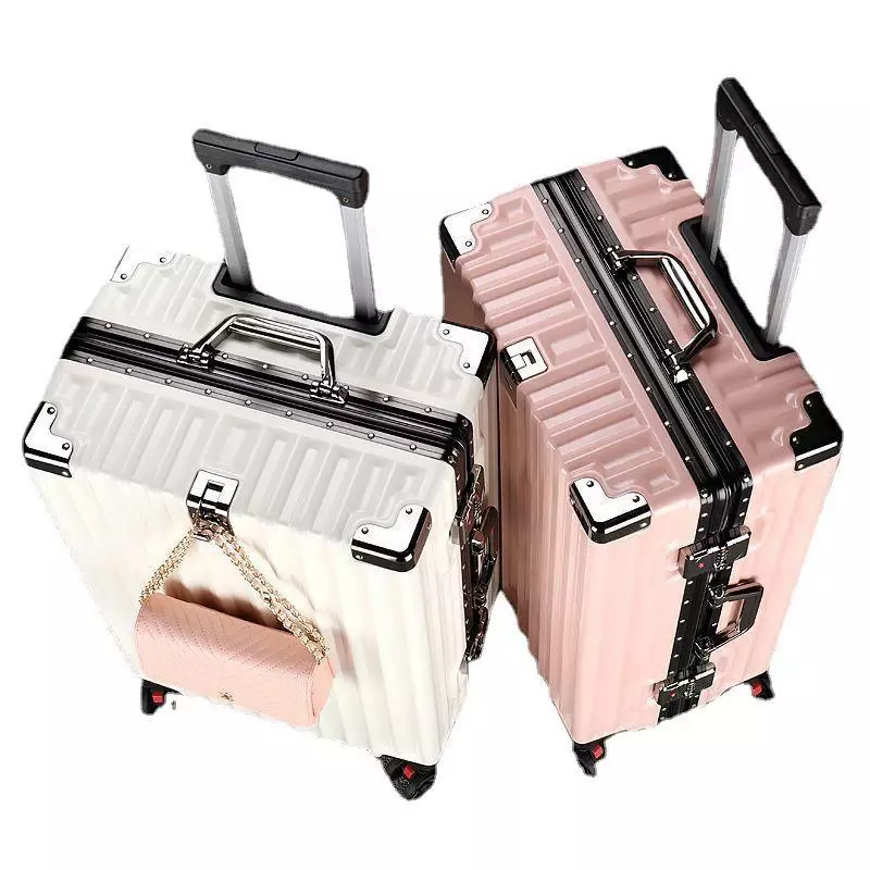 Дорожный чемодан для мужчин и женщин, Большая вместительная стандартная коробочка с паролем, мужской универсальный багажник с алюминиевой рамкой