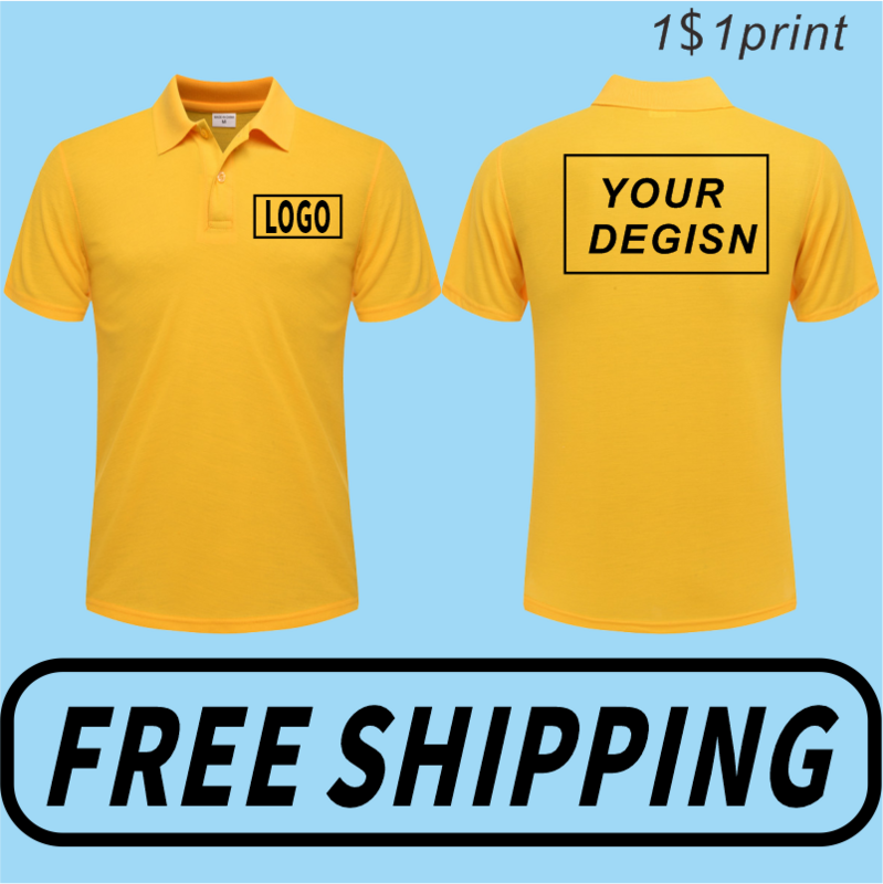 Summer Thin Short Sleeves Polo Shirt Cheap Casual Top Custom Printed Embroidered Text Logo Versatile Breathable Shirt Unisex