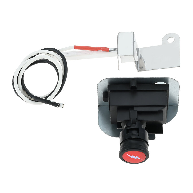 Kit de ignitador de parrilla de Gas, botón pulsador 63788 apto para Weber Q320 Q3200, encendido de 2 salidas compatible con Weber modelo 57060001, 57067001, 586002