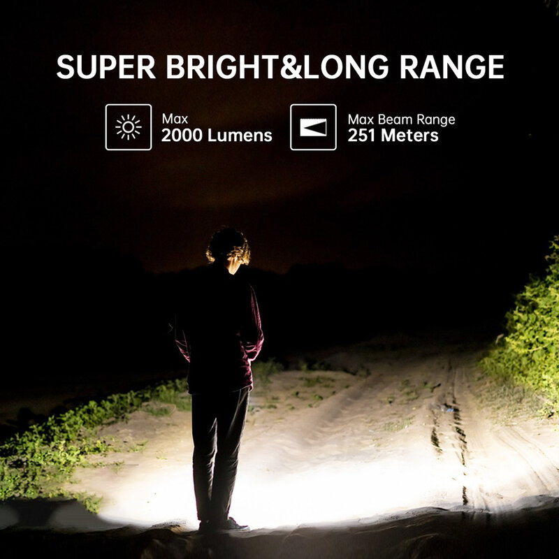 Sofirn-IF24 RGB Light SST40 2000strada Lampe de poche LED injuste, Pipeline 5V, 18650 USB C, Torche aste, IP66, Étanche, Magnétique