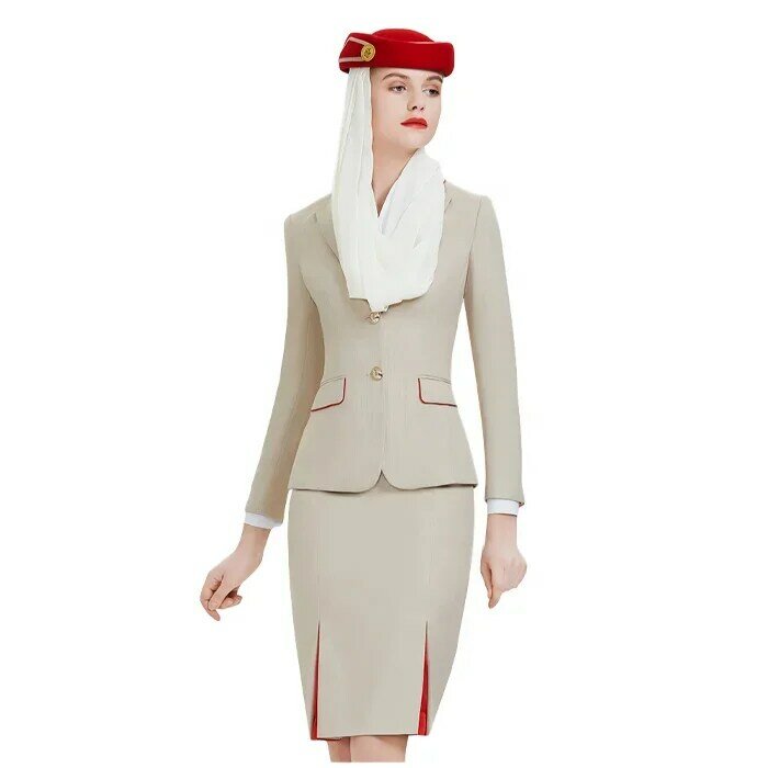 Goede Kwaliteit Stewardess Uniform Andere Uniform Hotesse Luchtvaartmaatschappij Stewardess Uniformen
