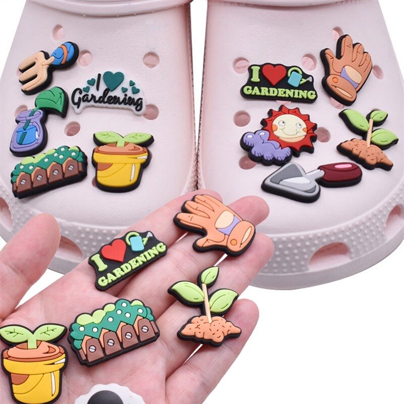 1pcs Pins for Crocs Charms Shoes Accessories Gardening Decoration Jeans Women Clogs Buckle Kids Favors Men Badges Boy Girl Gift