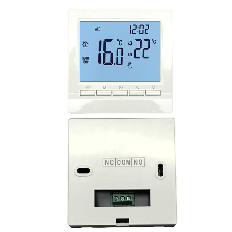 Regolatore di temperatura intelligente programmabile del termostato per la temperatura elettrica della caldaia dell'acqua/gas del riscaldamento del pavimento