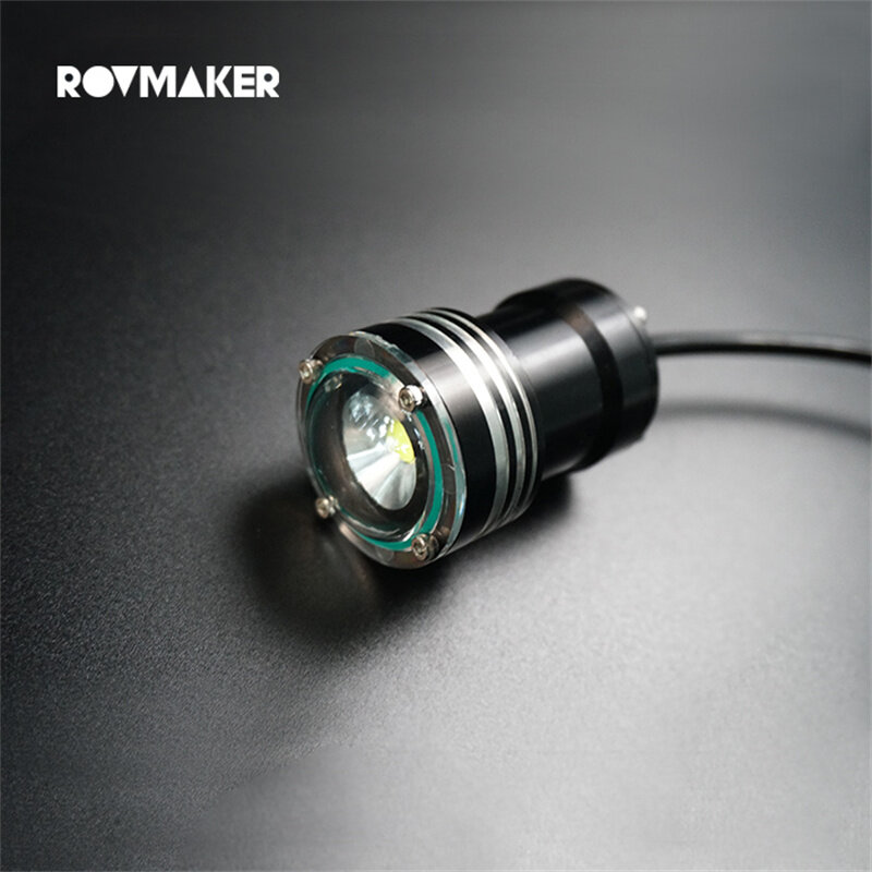 300m Depth Waterproof LED Light ROV 20W Underwater Robot 2200 Lumens PWM Mode Parts for RC AUV Remote Operated Vehicle