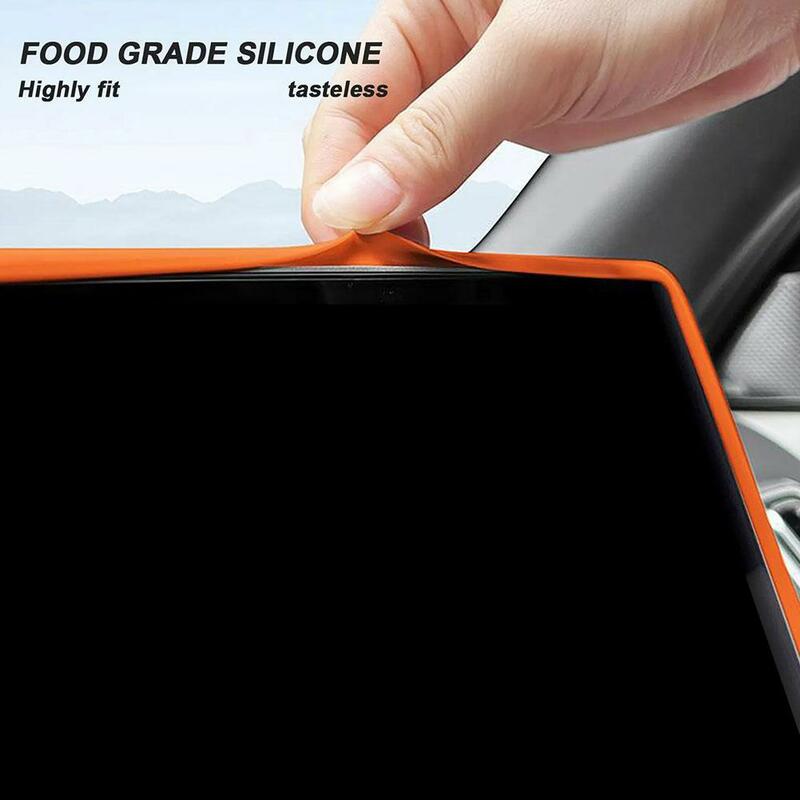 Silicone Screen Frame Display Edge Protector Central Control Protective Cover For Leading Lixiang L7 L8 L9 2022 D8d0