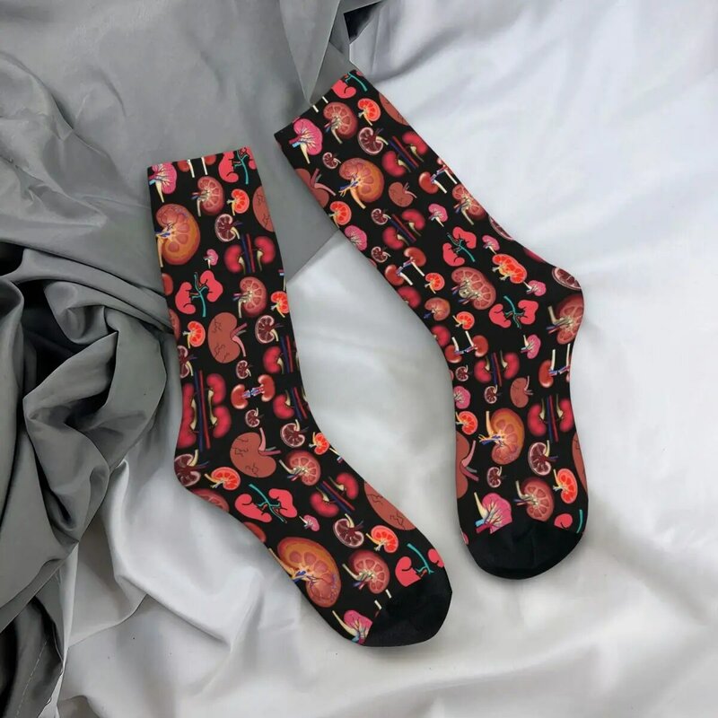 Kidneys Socks Harajuku High Quality Stockings All Season Long Socks Accessories for Man's Woman's Birthday Present