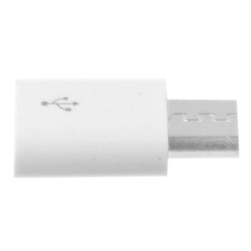 1PC USB Type C Female to Micro USB Male Adapter Type C Charging Cord Connect Micro USB Charger White Color Dropship