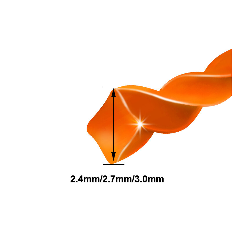 LUSQI-cortacésped en espiral de nailon, cuerda para cortacésped, accesorio para cabezal de cortacésped, 5m/10m/15m * 2,4mm/2,7mm/3mm/3,5 m/4mm