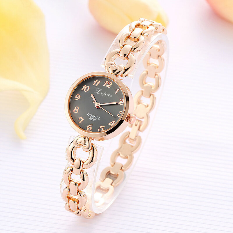 Orologi di lusso alla moda per le donne orologio da polso al quarzo moda Unisex in acciaio inossidabile con strass regalo Top Brand Gold Silver Montre