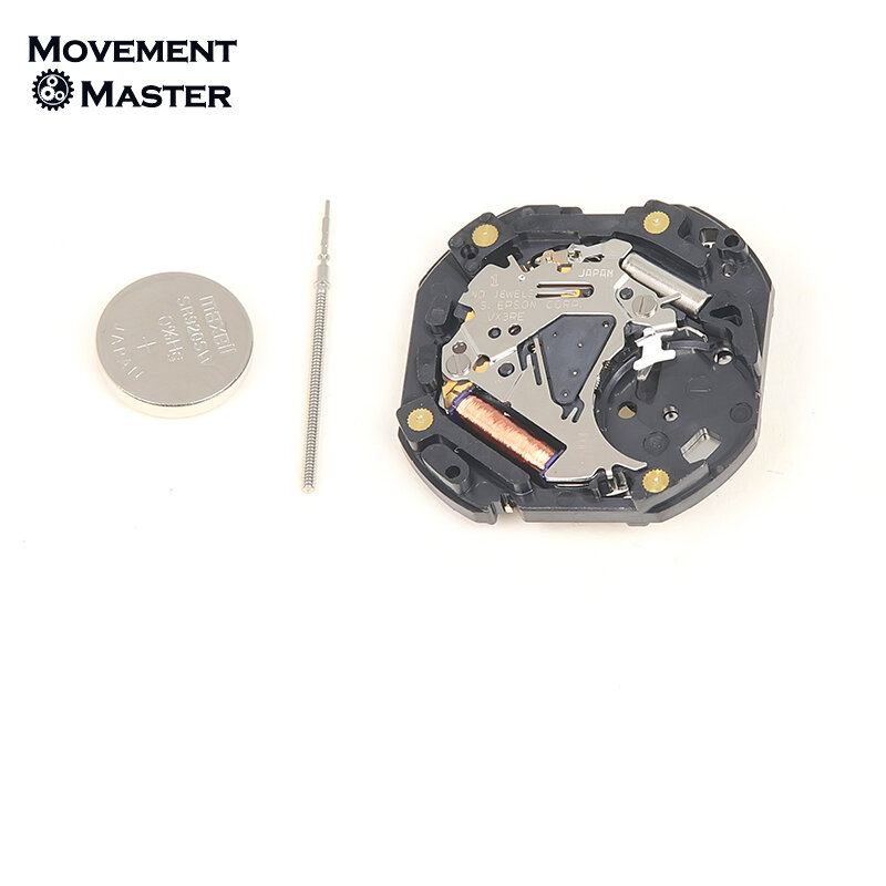 New Original VX3R Movement 5Hands 6/9 Small Second VX3RE Quartz Movement Watch Movement Accessories From Japan