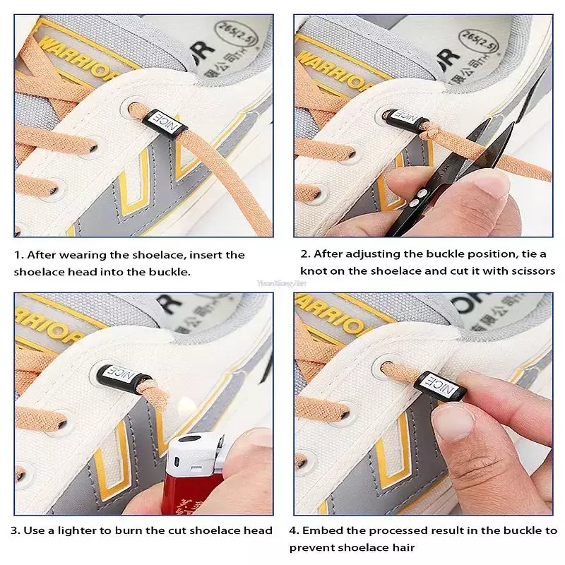 20 Farben elastische Schnürsenkel für Turnschuhe schnelle Schnürsenkel ohne Krawatten einfach zu installieren faule Schuhe Spitze kein Binde gummiband