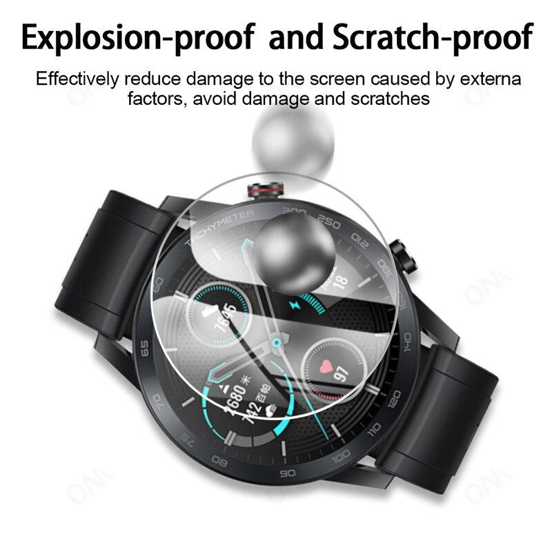 Duro vidro temperado smartwatch película protetora para polar pacer pro relógio inteligente display protetor de tela capa completa acessórios