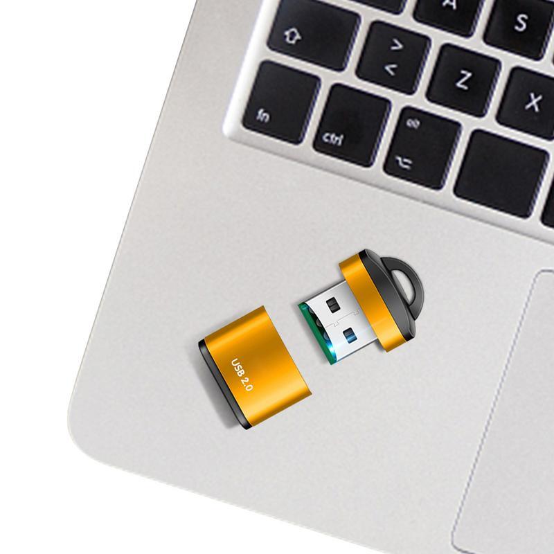 USB ความเร็วสูงขนาดเล็ก2.0เครื่องอ่านการ์ด TF ไมโคร SD อะแดปเตอร์เมมโมรี่การ์ดสำหรับคอมพิวเตอร์เดสก์ท็อปแล็ปท็อปอะแดปเตอร์ USB