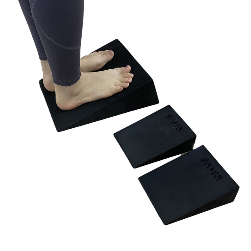Busa Yoga Papan Miring Baji Busa EVA Papan Miring Regang Yoga Blok Betis Pemanjang Kaki Tandu untuk Kaki Aksesori Kebugaran
