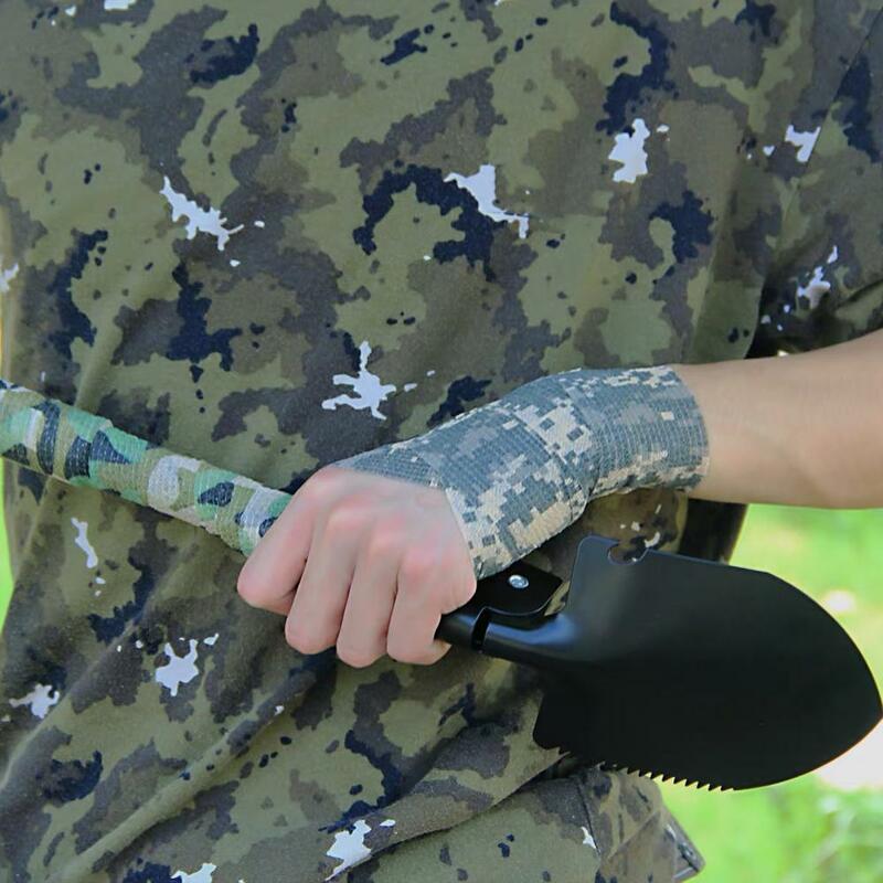 Samoprzylepna elastyczna taśma moro elastyczna bandażowa elastyczna opaska taśma Army Adhesive polowanie taśma kryjąca do kamuflażu wodoodporne pokrycie