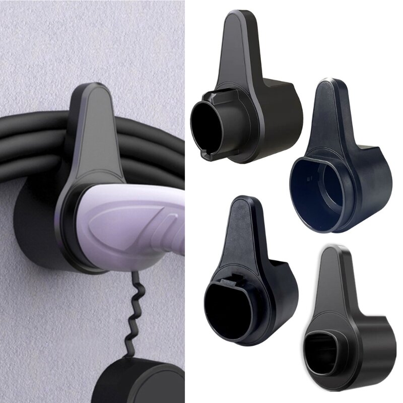 EV Charger Cable Holder Wallbox Holster Dock for Electric Vehicle Type1 Charging Cable Connector Socket Plug Protector Mount