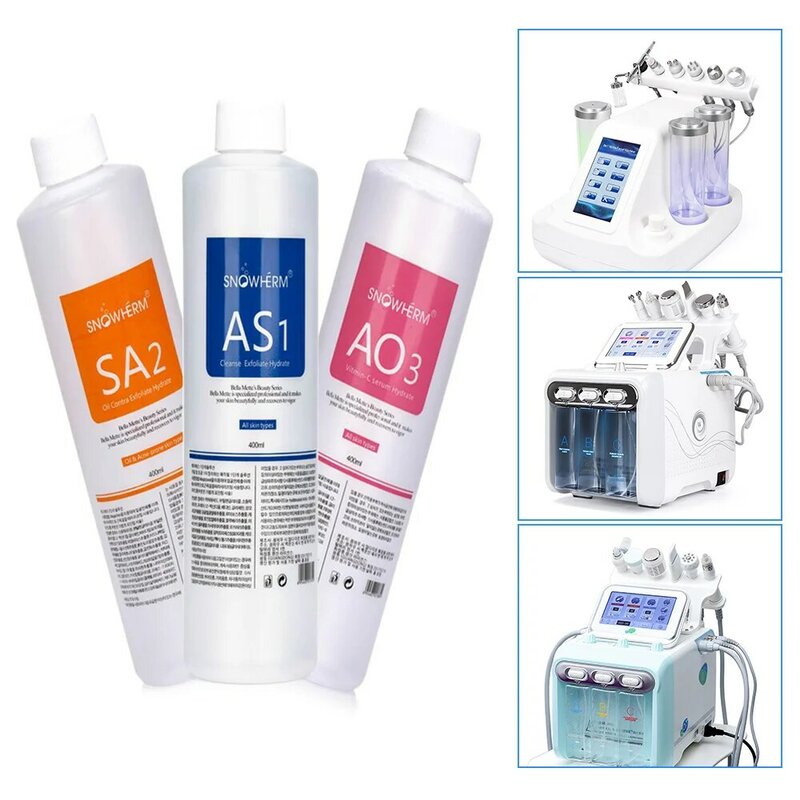 400ml Aqua Peeling Lösung as1 sa2 ao3 für Hydra Derma brasion Beauty Machine Gesichts pflege starke Reinigung