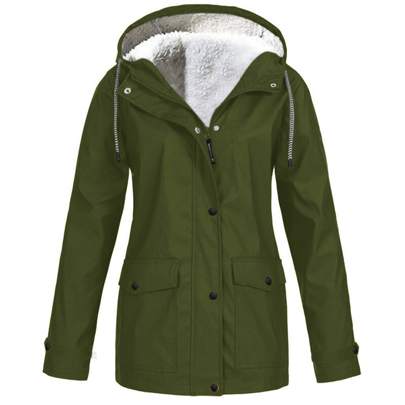 Женская осенне-зимняя куртка, уличная Водонепроницаемая толстовка, длинное пальто для отдыха на природе, кемпинга, путешествий