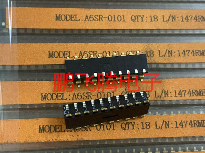 1 pz giappone A6SR-0101 dial code switch 10-bit patch 2.54mm tipo di chiave quadrante laterale codice 10P