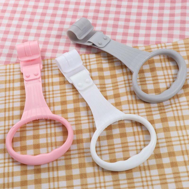 Bedaccessoires Kinder Bed Pull Ring Plastic Effen Kleur Leren Staan Hand Pull Ring Creatieve Opknoping Ring