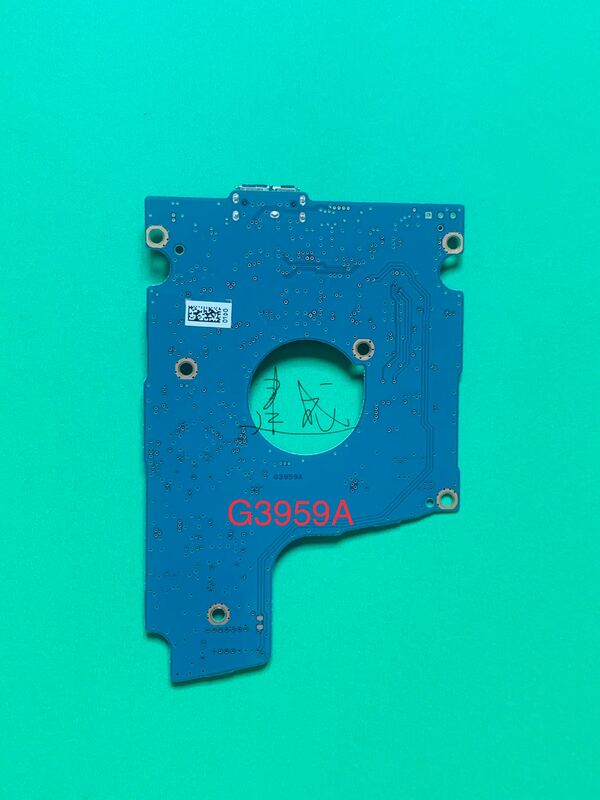 Controlador g3959a do pwb do disco rígido para o reparo mq03ubb200 mq03ubb300 da recuperação de dados de usb 2.5 de toshiba de 3.0 polegadas