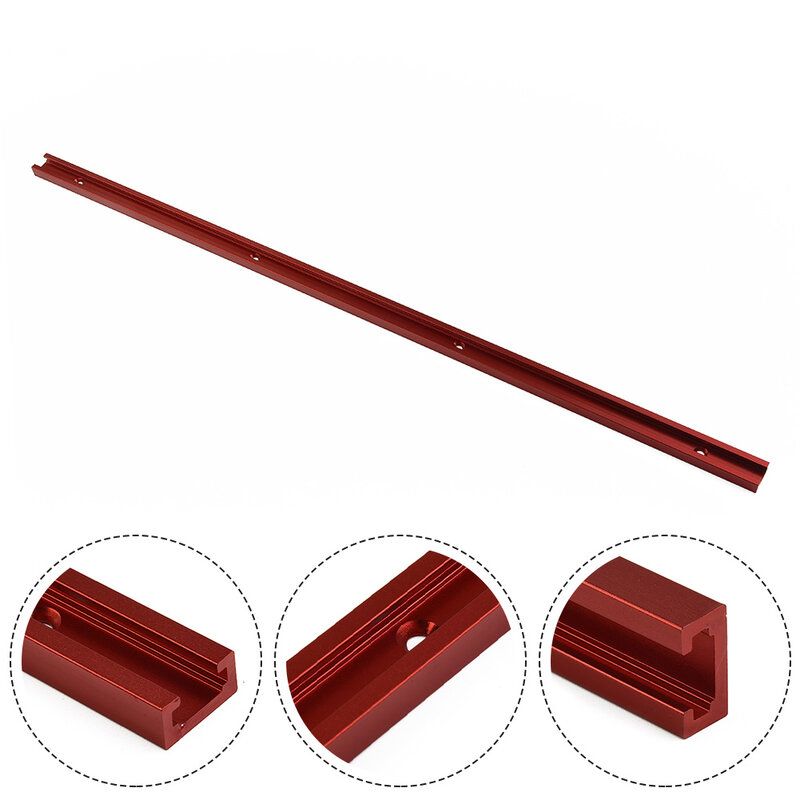 Aluminium Alloy 300-600mm T-Track T-Slot Miter Jig Tools For Woodworking Router T Screws Quick Acting Clamp Hot Sale