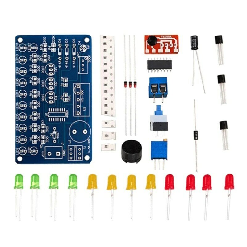 Eenvoudige LED-knipperlicht-DIY-kit met PCB voor soldeerkit Oefen het leren elektronica Dropship