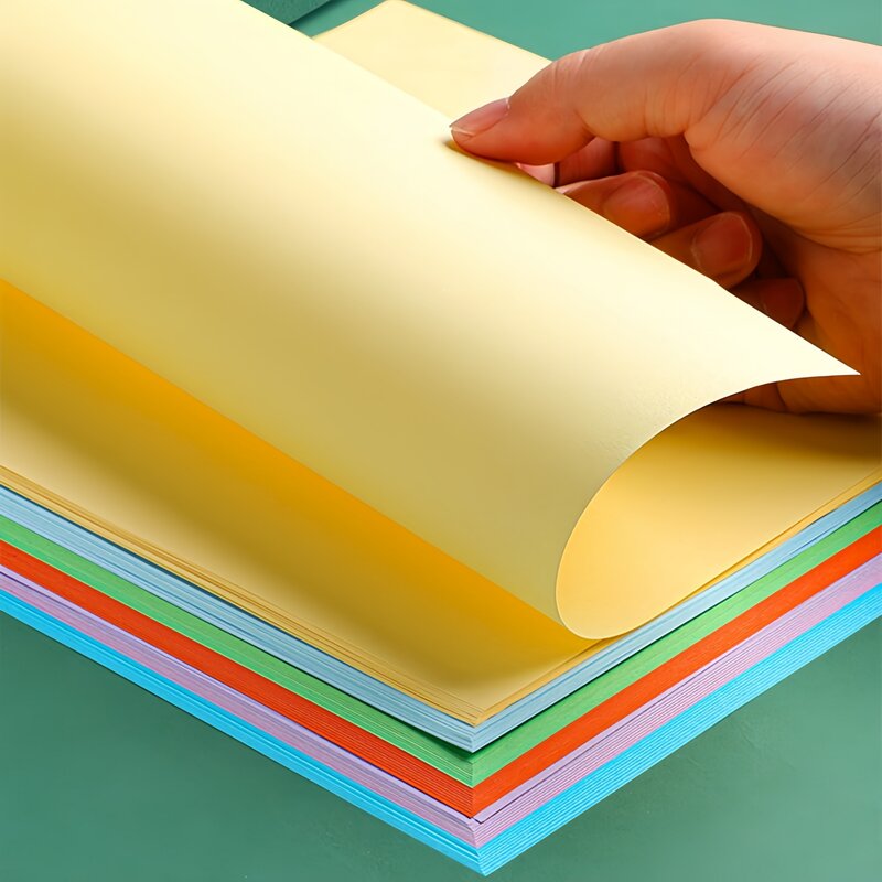 Origami-Karneval! 400 Blatt Origami-Papiere eingestellt. 4 verschiedene Größen Handwerk kreative DIY einfarbige Papiere