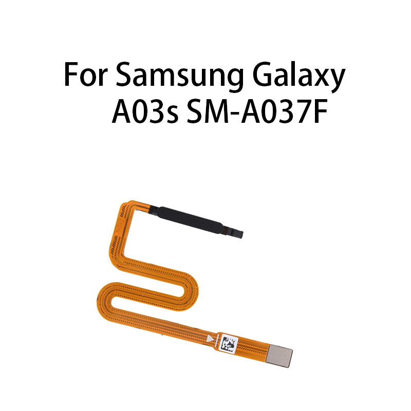 Casa botão sensor de impressão digital cabo flexível para samsung galaxy a03s SM-A037F