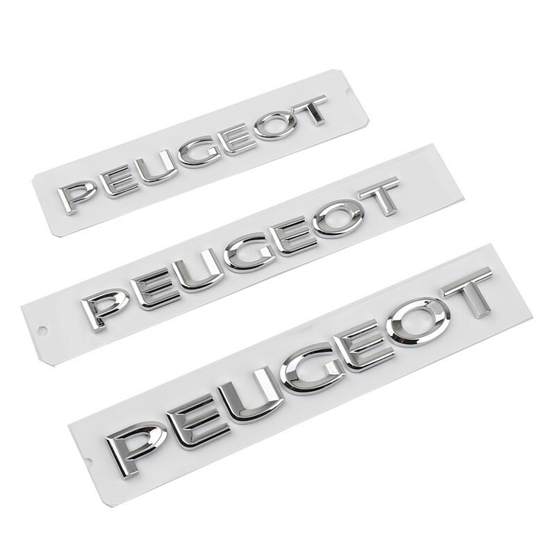 PEUGEOT с надписью «Автомобильные наклейки-логотипы» для Peugeot 206, 208, 307, 308, 408, 2008, 3008, 406, 407, 107, 207, 4007, 4008, украшение для багажника