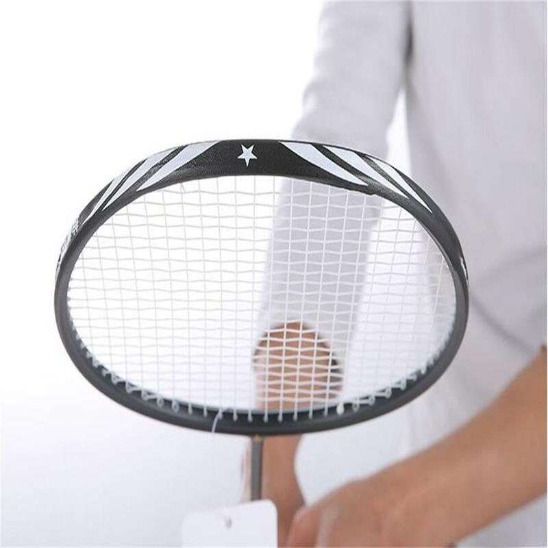 Badminton schläger Kopfschutz Aufkleber mehrfarbig Anti-Reibung einfache Demontage tragbare Fledermaus Rahmen Linie Bands chutz