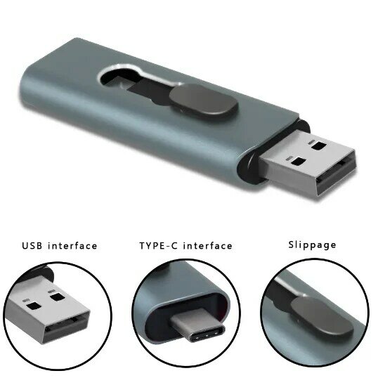 Pendrive OTG multifuncional 3 en 1, unidad Flash USB tipo c, 2024 GB, 128GB, 256GB, 512GB, 64GB, para teléfono, 1000
